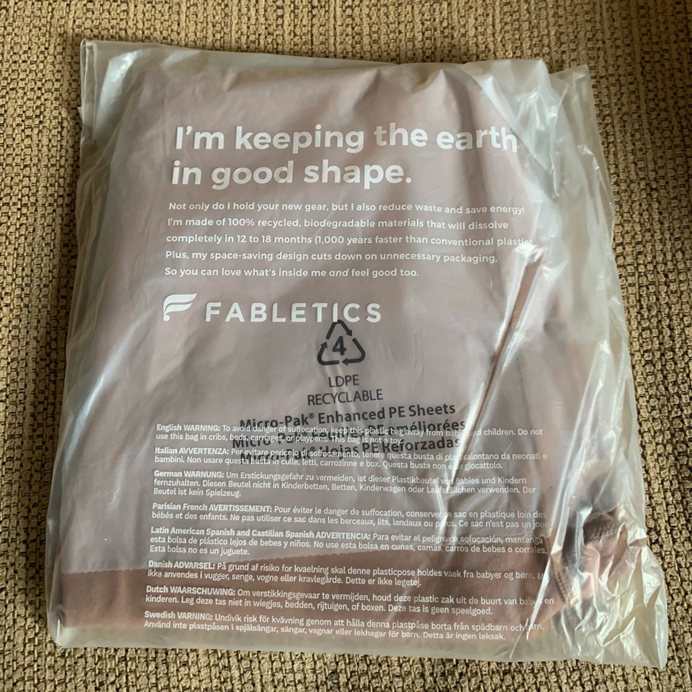 BNWT Fabletics Define PowerHold® High-Waisted 7/8 Legging - MEDIUM Pants - TEDDY - Picture 7 of 13